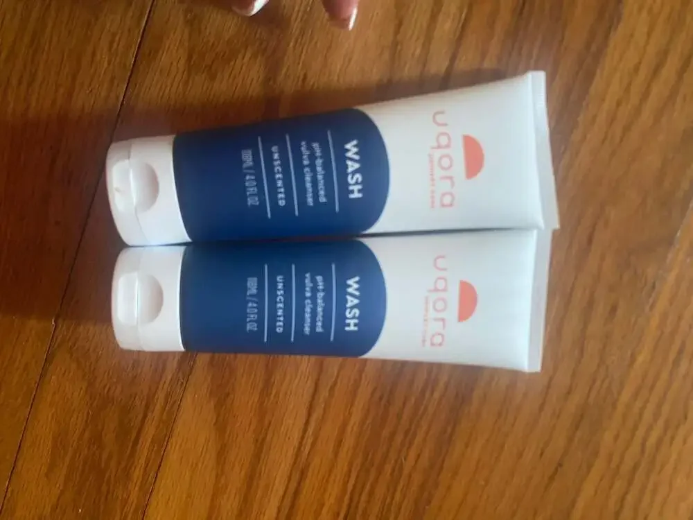 Uqora Wash pH-Balanced Vulva Cleanser Unscented 4.0 fl oz - 2 Pack